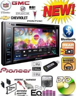 CHEVY GMC PIONEER Cd Dvd USB AUX Bluetooth CAR Radio Stereo Double Din Dash Kit
