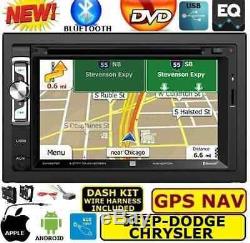 CHRYSLER JEEP DODGE DVD CD USB GPS Navigation SYSTEM Bluetooth CAR Radio Stereo