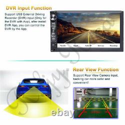 Camera + 7 Android 8.1 Double 2Din Car Stereo Radio GPS Wifi Mirror Link Player