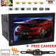 Camera 7inch Double 2din Touch Bluetooth Dvd/cd Player Car Stereo Fm Radio Swc