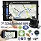 Camera+android 2din 7inch Car Radio Stereo Mp5 Player Gps Touchscreen For Nissan