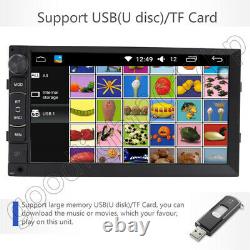 Camera+Android 2DIN 7inch Car Radio Stereo MP5 Player GPS Touchscreen For Nissan