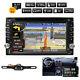 Car Gps Double 2din Stereo Radio Cd Dvd Player Bt With Map+camera For Universal