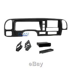 Car Radio Stereo Double Din Dash Kit Panel Wire Harness for 95-02 GM Truck SUV