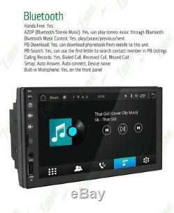 Car Stereo 7 Smart Android 8.0 WiFi Double 2DIN Radio Player GPS+Backup Camera