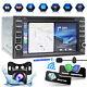 Car Stereo Bluetooth Carplay Gps Radio 6.2 Double Din Cd Dvd Player With Camera