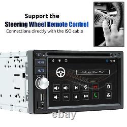 Car Stereo Bluetooth Radio CarPlay Double 2Din 7'' DVD Player With Backup Camera