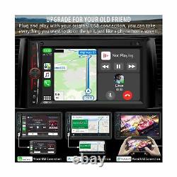 Car Stereo Carplay Android Auto Double Din Car Radio 7 Inch HD Capacitive To