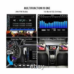 Car Stereo Carplay Android Auto Double Din Car Radio 7 Inch HD Capacitive To