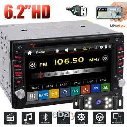 Car Stereo GPS Navi Bluetooth Radio Double Din 6.2 CD DVD Player with HD Camera