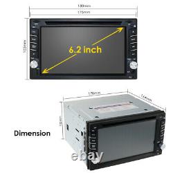 Car Stereo GPS Navi Bluetooth Radio Double Din 6.2 CD DVD Player with HD Camera