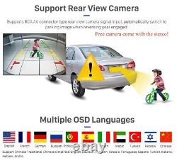 Car Stereo GPS Navigation Bluetooth Radio Double 2 Din 7 CD DVD Player Camera