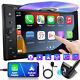 Car Stereo Radio Bluetooth Carplay Auto Android 6.2 Double Din Touch Screen Dvd