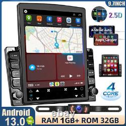 Car Stereo Radio Double Din Wireless Apple Carplay GPS Navi Wifi FM Android 13