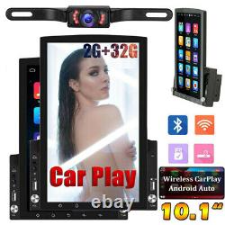 Carplay 10.1 Double 2 Din Android 12 Car Stereo Radio Vertical Screen GPS WIFI