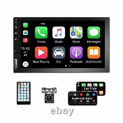 Carplay Car Stereo Double Din 7''Touch Screen Car Radio, Support Android Auto