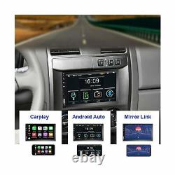 Carplay Car Stereo Double Din 7''Touch Screen Car Radio, Support Android Auto