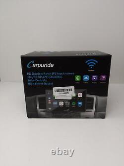 Carpuride 9 Inch Double Din Car Stereo with Detachable & Adjustable Touchscreen