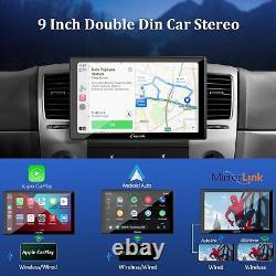 Carpuride NEW YT09S Double Din Car Stereo Wireless Apple Carplay Android Auto