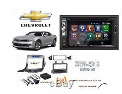 Chevrolet Camaro 2010-2015 DOUBLE DIN CAR STEREO KIT DVD BLUETOOTH TOUCHSCREEN