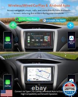 Cogamichi Double Din Car Stereo 7 Inch Android 12 Double Din Car Radio Compa