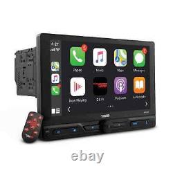 DS18 DDX10.5CP Car Stereo 10.5 Touchscreen Double Din Bluetooth Apple CarPlay