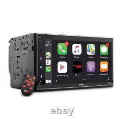 DS18 DDX7CP 7 Touchscreen Double-Din Headunit with Bluetooth Apple Car Play