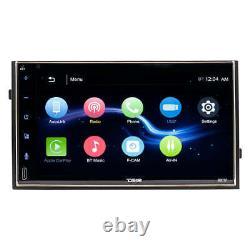 DS18 DDX7CP 7 Touchscreen Double-Din Headunit with Bluetooth Apple Car Play
