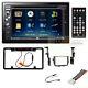 Dual Xdvd276bt Car Stereo Double Din Radio Dash Kit For 2001-2006 Acura Mdx