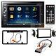 Dual Xdvd276bt Car Stereo Double Din Radio Dash Kit For 2004-2008 Ford F-150