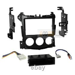 DUAL XDVD276BT Car Stereo Double DIN Radio Dash Kit for 2009-2018 Nissan 370Z