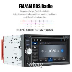 DVD CD Double 2 DIN 6.2 CarPlay Car Stereo Radio Touch Screen FM/AM/RDS +Camera