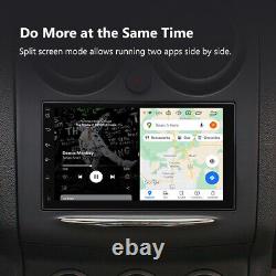 DVR+OBD+ Double DIN 7 Car Stereo Radio Carplay Android Auto 10 8-Core Bluetooth