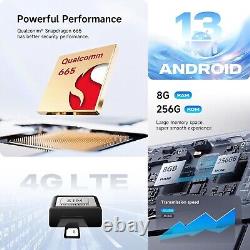 Dasaita 13.3 Double Din Car Stereo Upgrade Carplay 4G LTE 2K 8+256G Android 13