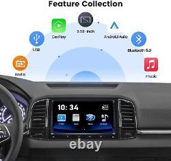 Dasaita 6.98 Double Din Car Head Unit CarPlay/Android Auto HD FM IPS (Linux OS)