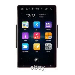 Double 2DIN 10.1'' Rotatable Android 9.1 Touch Quad Car Stereo Radio GPS Wifi FM