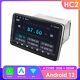 Double 2din 10.1'' Rotatable Screen Android 12 Car Stereo Radio Carplay Gps Navi
