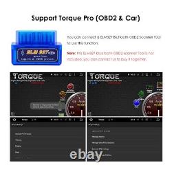 Double 2DIN 10.1'' Rotatable Screen Android 12 Car Stereo Radio Carplay GPS Navi