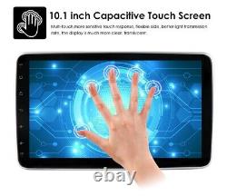 Double 2DIN 10.1'' Rotatable Screen Android 12 Car Stereo Radio Carplay GPS Navi