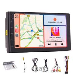 Double 2DIN 7'' Touch Screen Car Stereo Radio Wireless Apple Carplay Universal