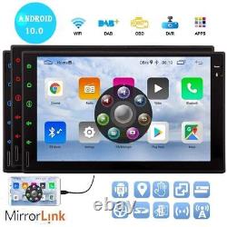 Double 2DIN 7in Android 10.0 Car Stereo MP5 Player GPS Navi WiFi BT USB FM Radio