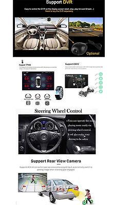 Double 2DIN Android 12 Car Stereo 10.1 Rotatable Touch Screen GPS WIFI BT Radio