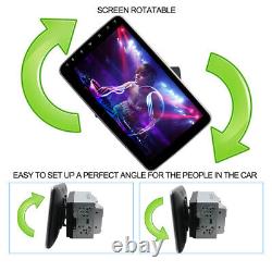 Double 2DIN Radio GPS Wifi Rotatable 10.1''HD Android 11 Touch Screen Car Stereo
