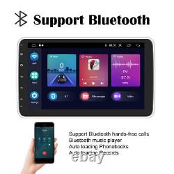 Double 2DIN Radio GPS Wifi Rotatable 10.1''HD Android 11 Touch Screen Car Stereo