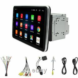 Double 2DIN Rotatable 10.1'' Android 10.0 Touch Screen Car Stereo Radio GPS Wifi