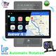 Double 2din Rotatable 10.1'' Android 10 Touch Screen Car Stereo Radio Gps Wifi