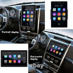 Double 2DIN Rotatable 10.1'' Android 10 Touch Screen Car Stereo Radio GPS Wifi