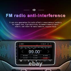 Double 2DIN Rotatable 10.1'' Android 11 2+32GB Car Stereo Radio GPS Wifi +Camera