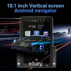 Double 2DIN Rotatable 10.1'' Android 12.0 Touch Screen Car Stereo Radio GPS Wifi