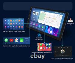 Double 2DIN Rotatable 10.1'' Android 12 8-Core Car Stereo Radio GPS Carplay USA
